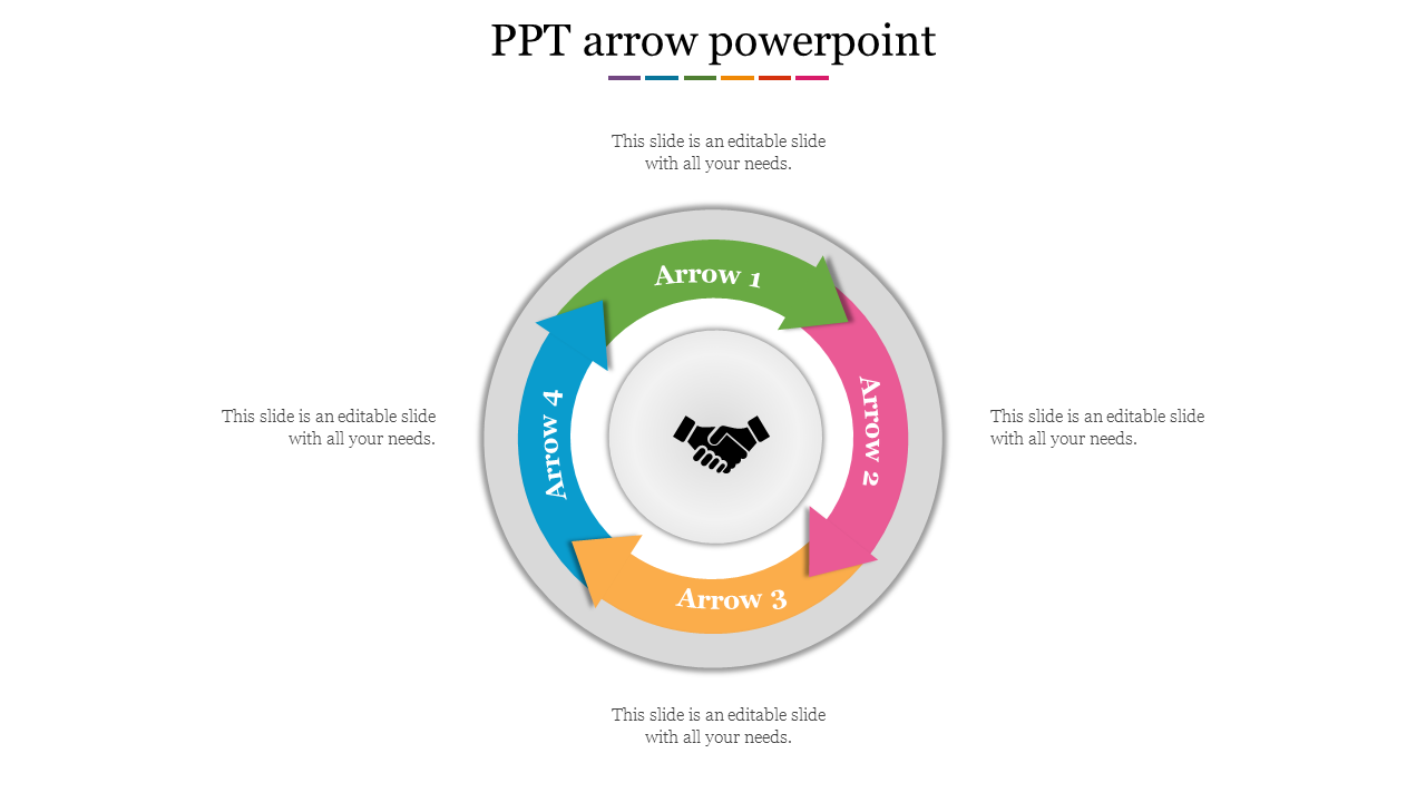 PPT arrow PowerPoint template